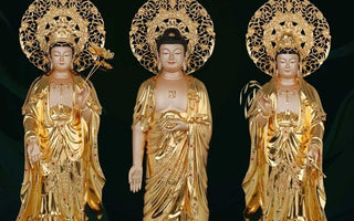 The Three Western Saints Buddha Statue: Embracing the Divine Trinity