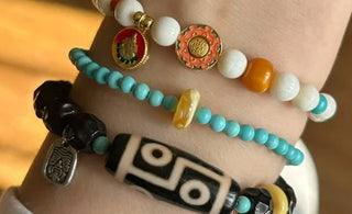 Tortoise Shell Rosary of Tibet: Unveiling the Unique Patterns in Tibetan Bracelet Design