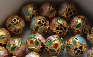Experience the Allure of Cloisonné Copper Square