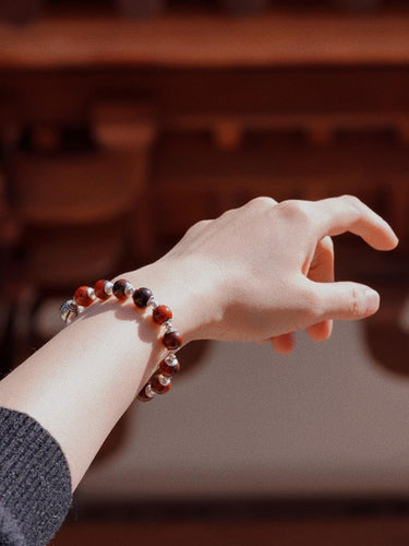 Calm Essence Red Agate Bracelet