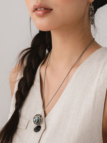 Guardian Nest Turquoise Pendant