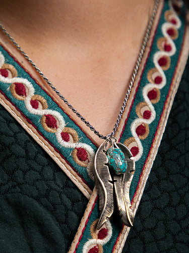 Celestial Feather Pendant