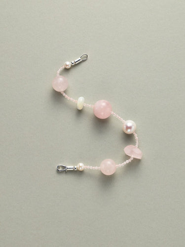 Serene Blush Rose Quartz Bracelet