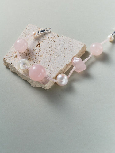 Serene Blush Rose Quartz Bracelet