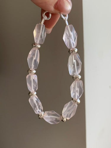 Heartflow Rose Quartz Bracelet