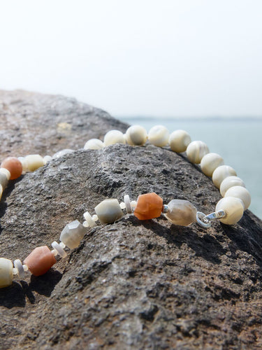Lunar Tranquility Gemstone Necklace