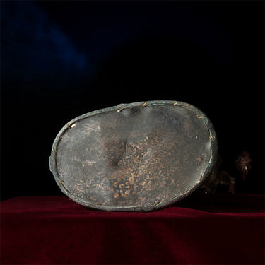 17世纪-毗沙门天(财宝天王)-利马铜鎏金-唐密 puretibetan