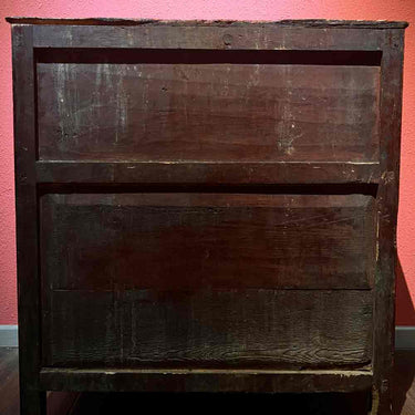 Painted “Five Senses Flower Offering” Tibetan Dharma Cabinet puretibetan