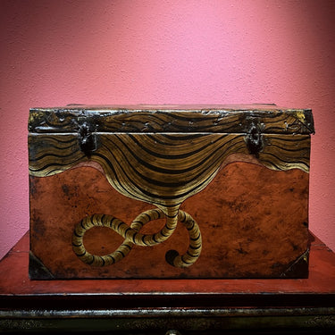 Painted Tiger Stripe Tibetan Box puretibetan