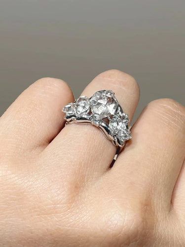 Healing Vitality Crystal Ring | Sterling Silver Energy Jewelry