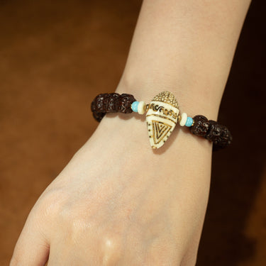 Wrathful Blessings – 19th Century Bodhi Seed & Protector Bead Bracelet