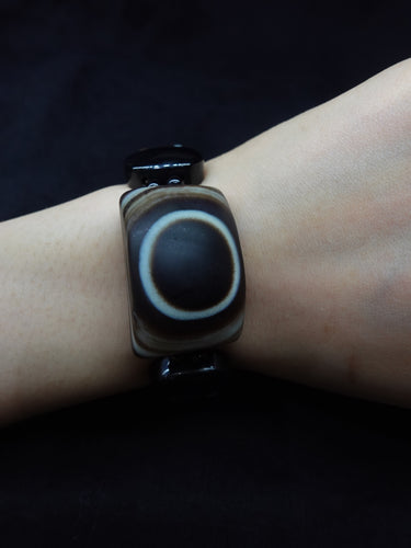 【Unique Item】 Blessing Natural Dzi bead bracelet