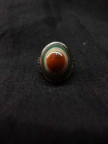 【Unique Item】  Sacred Eye Dzi bead ring