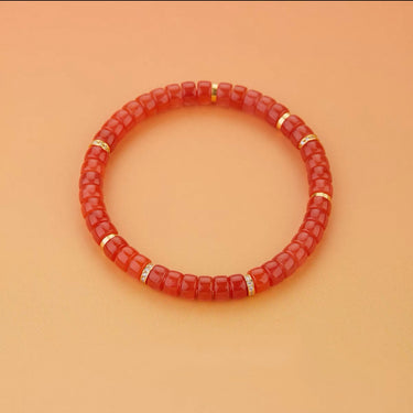 Radiant Energy & Spiritual Resonance Bracelet | Agate & Gold-Plated Silver Design