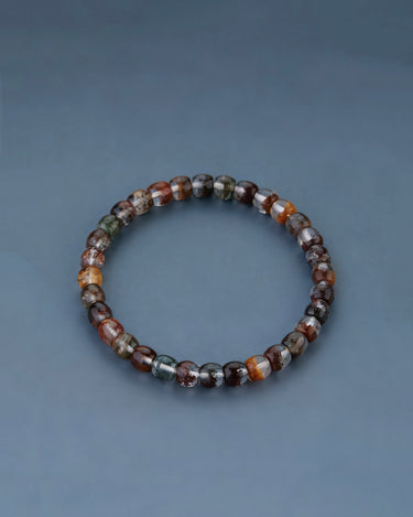 Amplify Intuition and Balance Bracelet | Green Phantom, Red Phantom, Yellow Phantom, White Phantom Crystals