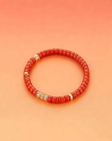 Radiant Energy & Spiritual Resonance Bracelet | Agate & Gold-Plated Silver Design