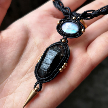 Spirit's Blessing Obsidian Necklace