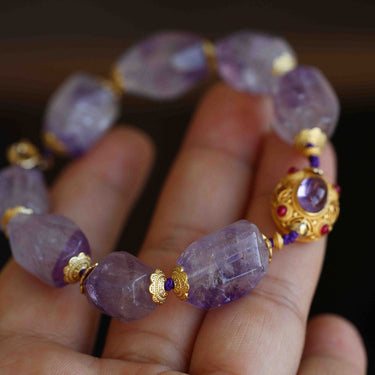 Regal Wealth Realm Amethyst Bracelet