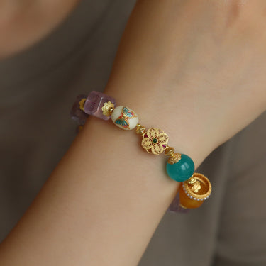 Healing Breath of Life Amethyst  Bracelet