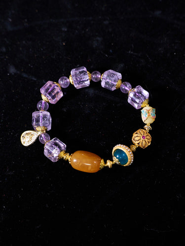 Healing Breath of Life Amethyst  Bracelet