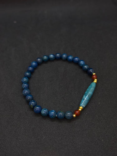 Agatized Coral Ocean Harmony  Energy Bracelet