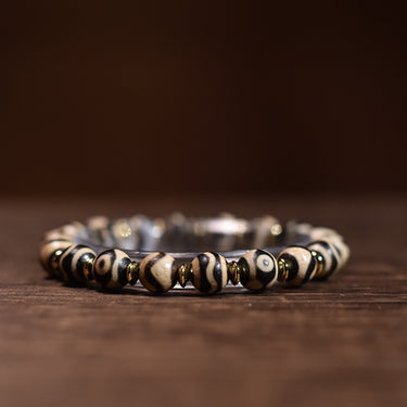 Prosperity Essence Dzi Bead Handmade Bracelet