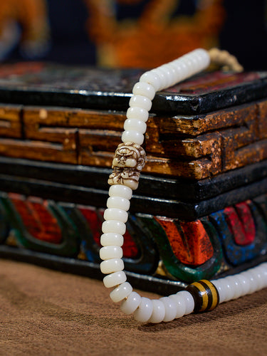 Yak Bone and Agate Success Bracelet | Wealth, Success  Serenity Talisman