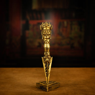 Tibetan Antique Purba Vajra Dagger – Divine Protective Dagger for Rituals