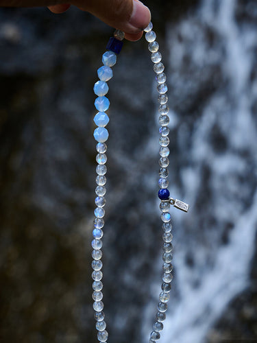Lunar Serenity Double-Wrap Bracelet
