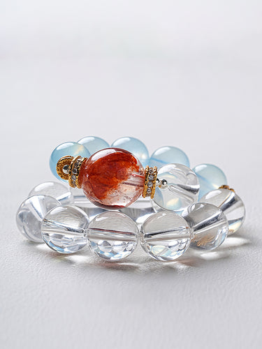 Crystal Serenity Gemstone Bracelet
