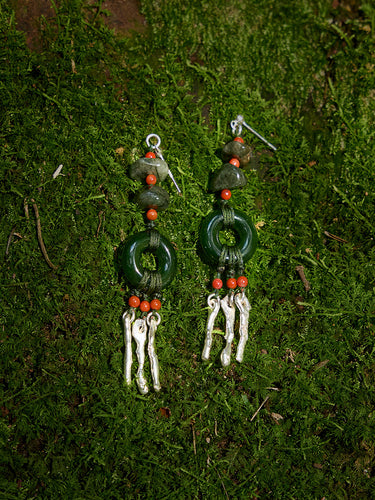 Sacred Harmony Gemstone Earrings