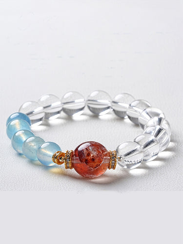 Crystal Serenity Gemstone Bracelet
