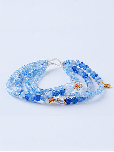 Oceanic Tranquility Gemstone Bracelet