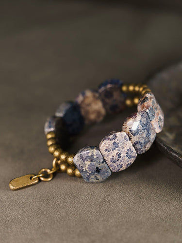Coral Stone Vitality Bracelet – Protection and Life Energy