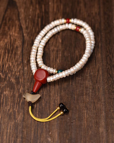 Nobility Wellness Longevity Antique Pearl Mala