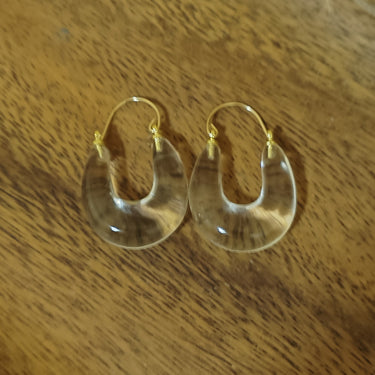 Crystal Clear Harmony Earrings | Purity, Balance, and Spiritual Harmony with White Crystal