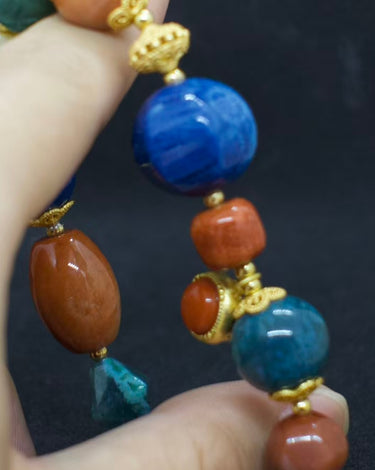 Agatized Coral Energy Healing Bracelet