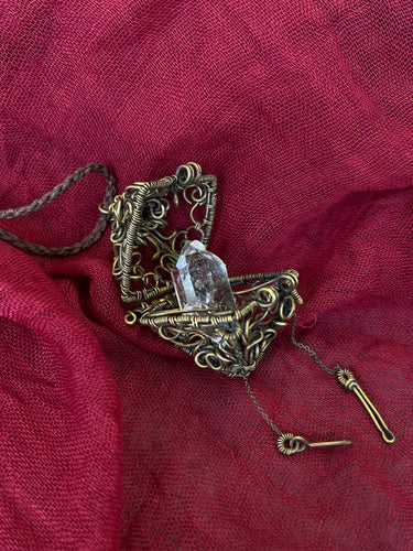 Brass Spiritual Pendulum Necklace - Handmade with Meaning & Energy