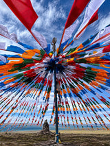 Prayer Flag Hanging · Sacred Land of Tibet
