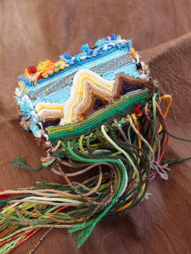 Kailash Handwoven Landscape Brooch and Bag Charm - Kailash Energy