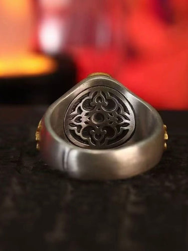 Zakirum's Tenfold Auspicious Flame Ring: Sacred Guardian of Ten Powers - Kailash Energy