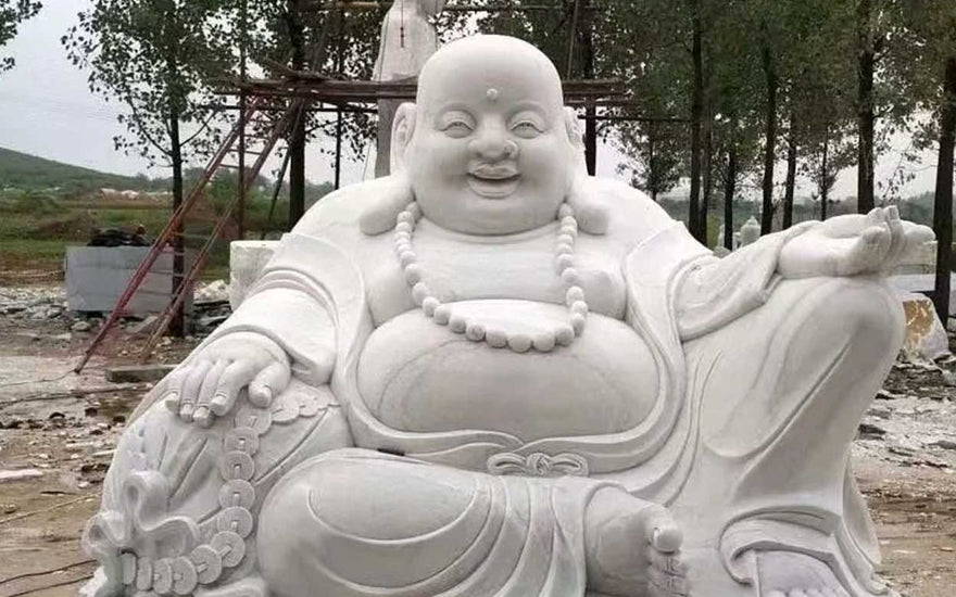 The Treasures of Dynasties: White Jade Marble Buddha Statues in Imperial China