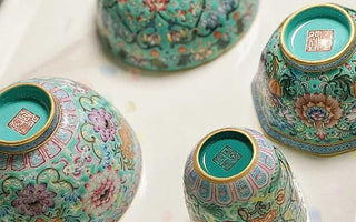 Enchanting Teatime: Embracing the Delight of Enamel Turquoise Tea Cups