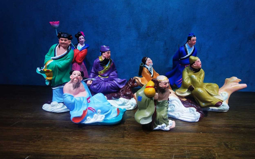 The Immortal Journey: Tracing the Legends of the Eight Immortals on Ceramic Art