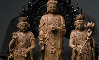 Triad of Serenity: The Three Western Saints Amitābha Buddha
