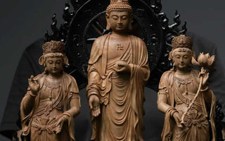 Triad of Serenity: The Three Western Saints Amitābha Buddha