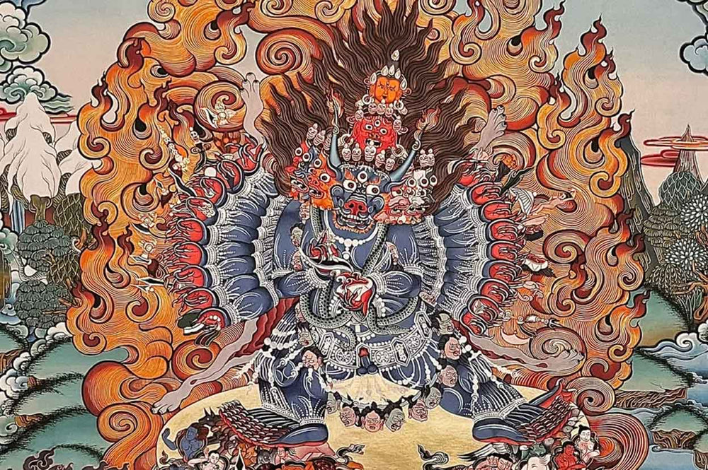 The Sound of Silence: Meditative Practices in Thangka Art Creation