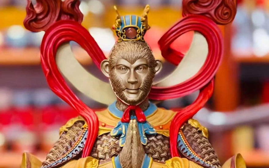 Wisdom in Jade: Wukong Buddha Statue