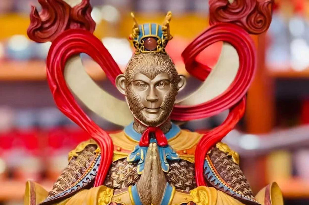 Wisdom in Jade: Wukong Buddha Statue