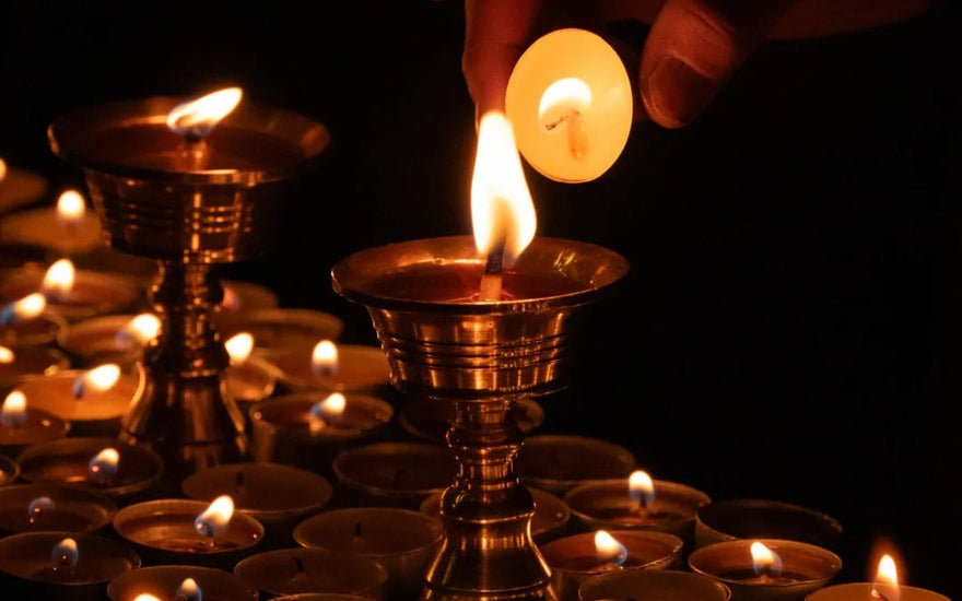 Tibetan Temple Light Offering Ceremony: A Light that Guides the Soul